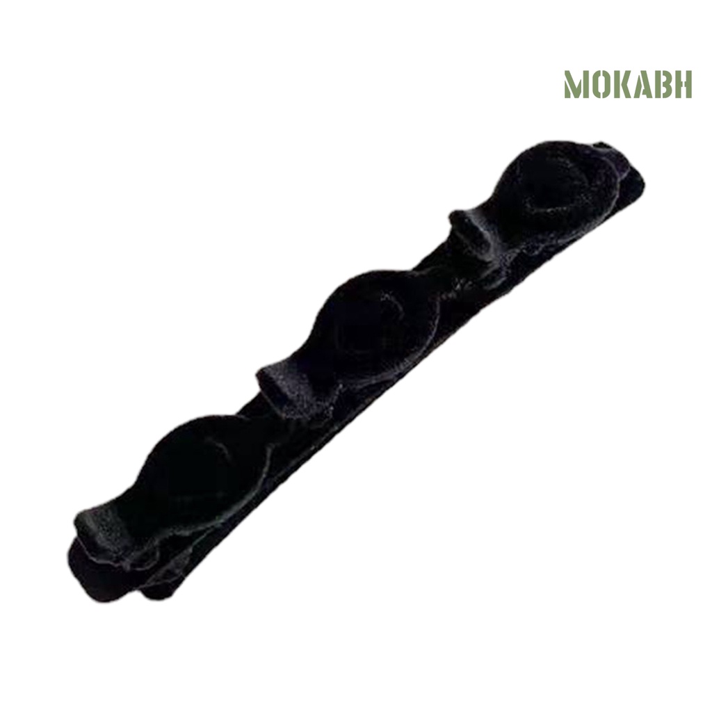 Kẹp Tóc Hai Lớp Bằng Vải Nhung Phong Cách Hàn Quốc Thanh Lịch