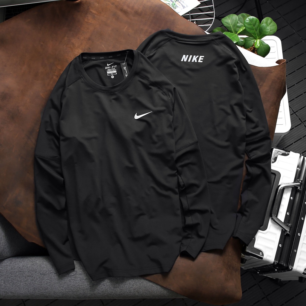 Áo thun thể thao nam tay dài,áo thun thể thao chất liệu poly siêu mát cho các gymmer N011