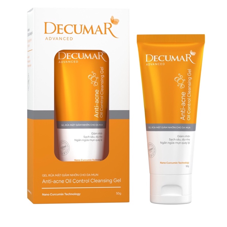 Gel rửa mặt decumar clean