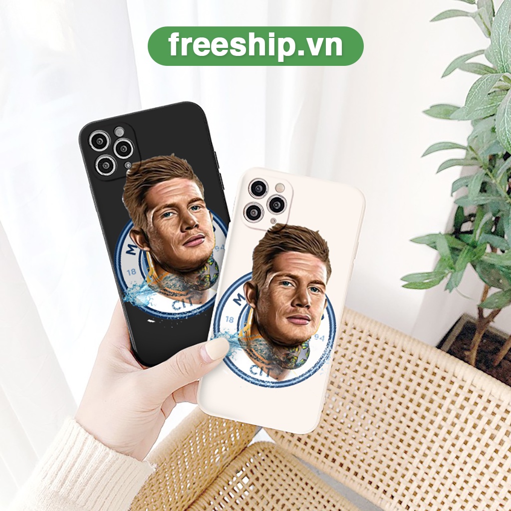 Ốp vuông iphone Bóng đá Kevil debruyn bảo vệ cam 6/6splus/7/7plus/8/8plus/x/xr/xs/11/12/13/14/pro/max/plus/pro