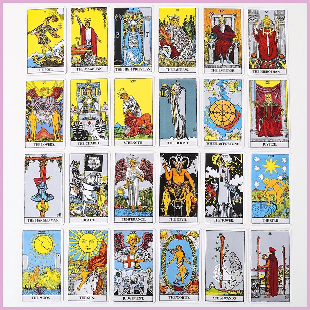 Bộ Bài Tarot Bài Tarot Tiếng Anh Độc Đáo