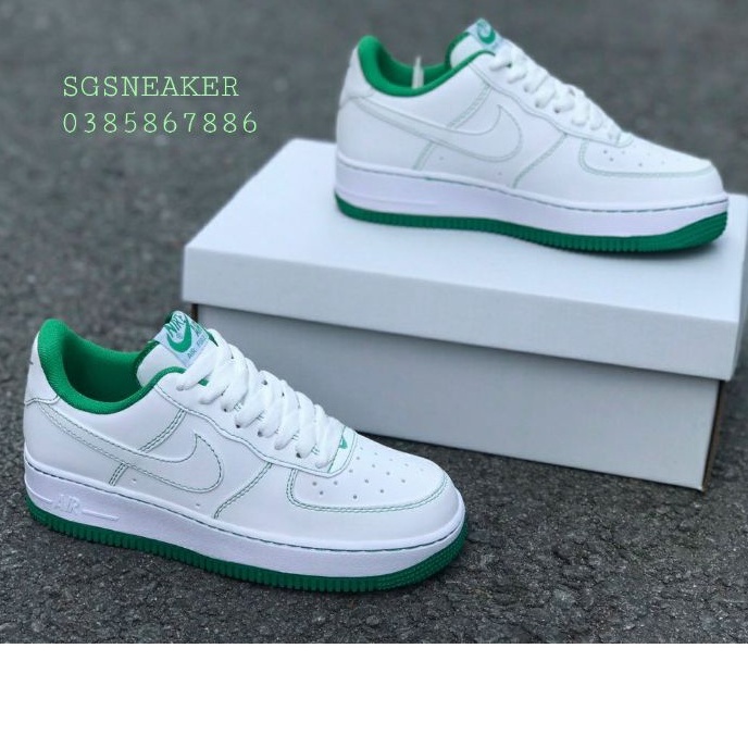 Giày Nike Air Force 1 Low White Green Nam/Nữ (M/W) AUTHENTIC SHOES - Chính Hãng - FullBox