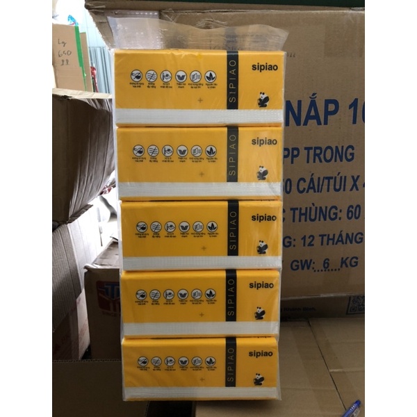 Khăn giấy rút Gấu Trúc Hoàng Long 260 tờ/2 lớp kích thước 198*200mm, Đảm bảo chất lượng