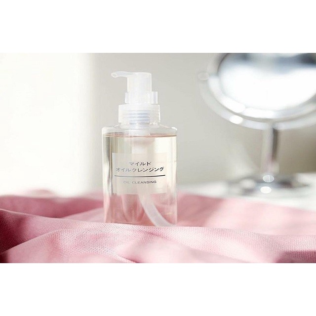 Dầu Tẩy Trang nước tẩy trang Muji Mild Cleansing Oil, Milk 200ml, túi Refil 180ml nội địa Nhật Bản