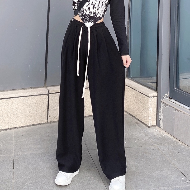 NRVP Quần Thể Thao Dài Dáng Rộng Phong Cách Thời Trang Hàn Quốc