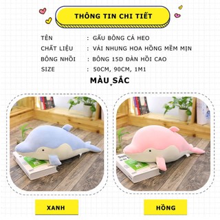 Gấu bông hình con cá heo siêu dễ thương