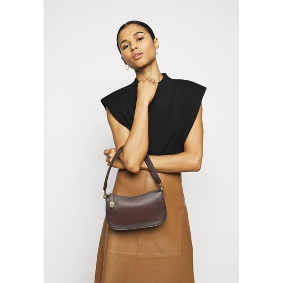 Túi si da thật dáng Coach