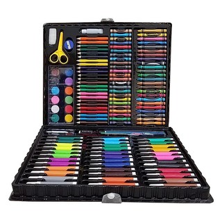 Bộ màu cho bé 150 chi tiết kèm dụng cụ học tập đồ chơi giáo dục siêu tiện lợi dụng cụ học tập