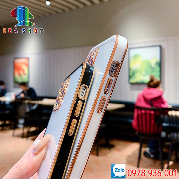 Ốp lưng nhựa dẻo iPhone 14 Pro Max, 14 Plus - Chính hãng K&amp;T - VIỀN BÓNG -LƯNG TRONG SUỐT- Kính cường lực 21D full màn