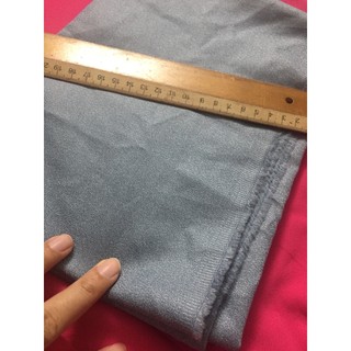 Vải katte mềm mịn màu xám chuột-1