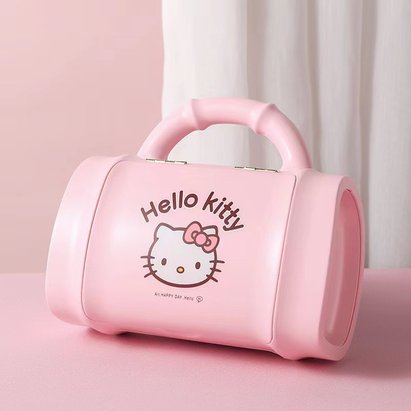 [Hàng Sẳn] Hộp Nhạc Đựng Trang Sức Hình Hello Kitty màu hồng, Cô Gái Múa Ba Lê Xinh Xắn, đẹp mắt.