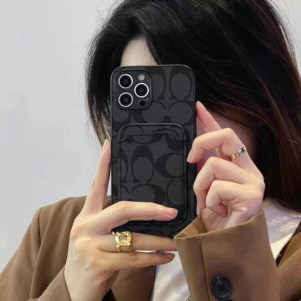 Bao Da Điện Thoại Cao Cấp Có Ngăn Đựng Thẻ Cho iphone 15 14 13 12 11 pro max xs 8 plus Ốp