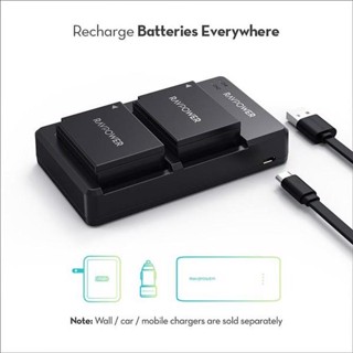 Bộ 2 pin và đế sạc FUJIFILM - hàng chính hãng RAVPOWER