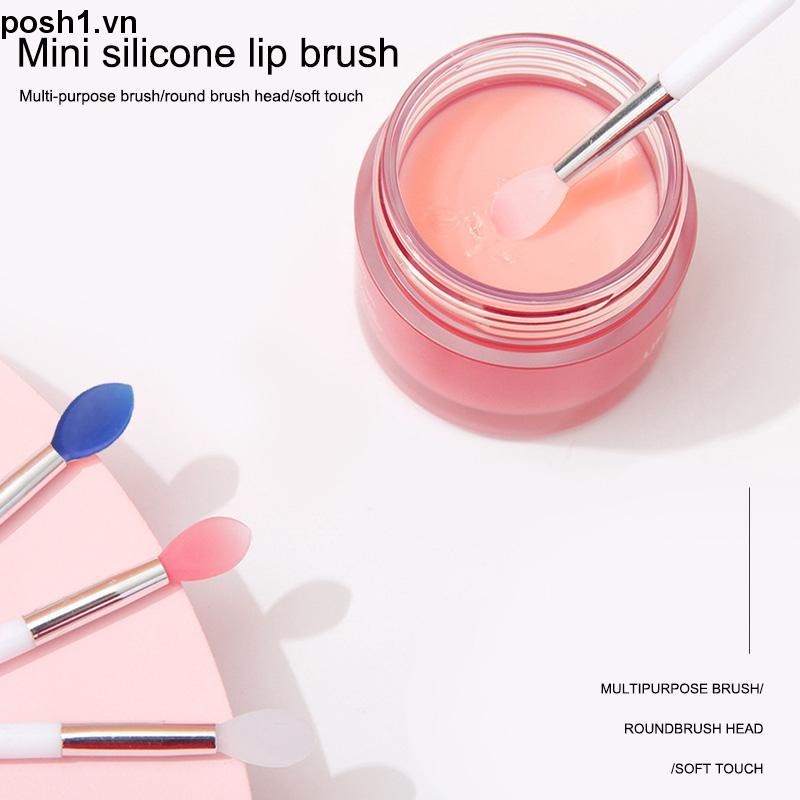 💌Cọ Môi Silicon Thoa Son Dưỡng Mặt Nạ Môi Kèm Túi Đựng