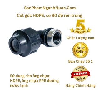 Cút 20 co HDPE 21 27 ren trong