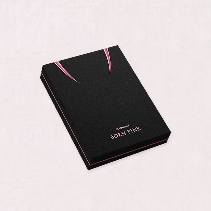 Bornpink rỗng ver Pink không card, kèm postcard Jenlisa