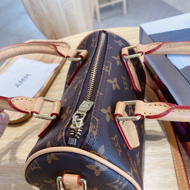 Túi Trống Lv Mini, Dây Da Đeo Chéo Full Box