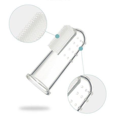 Bàn chải silicon đánh răng chó mèo
