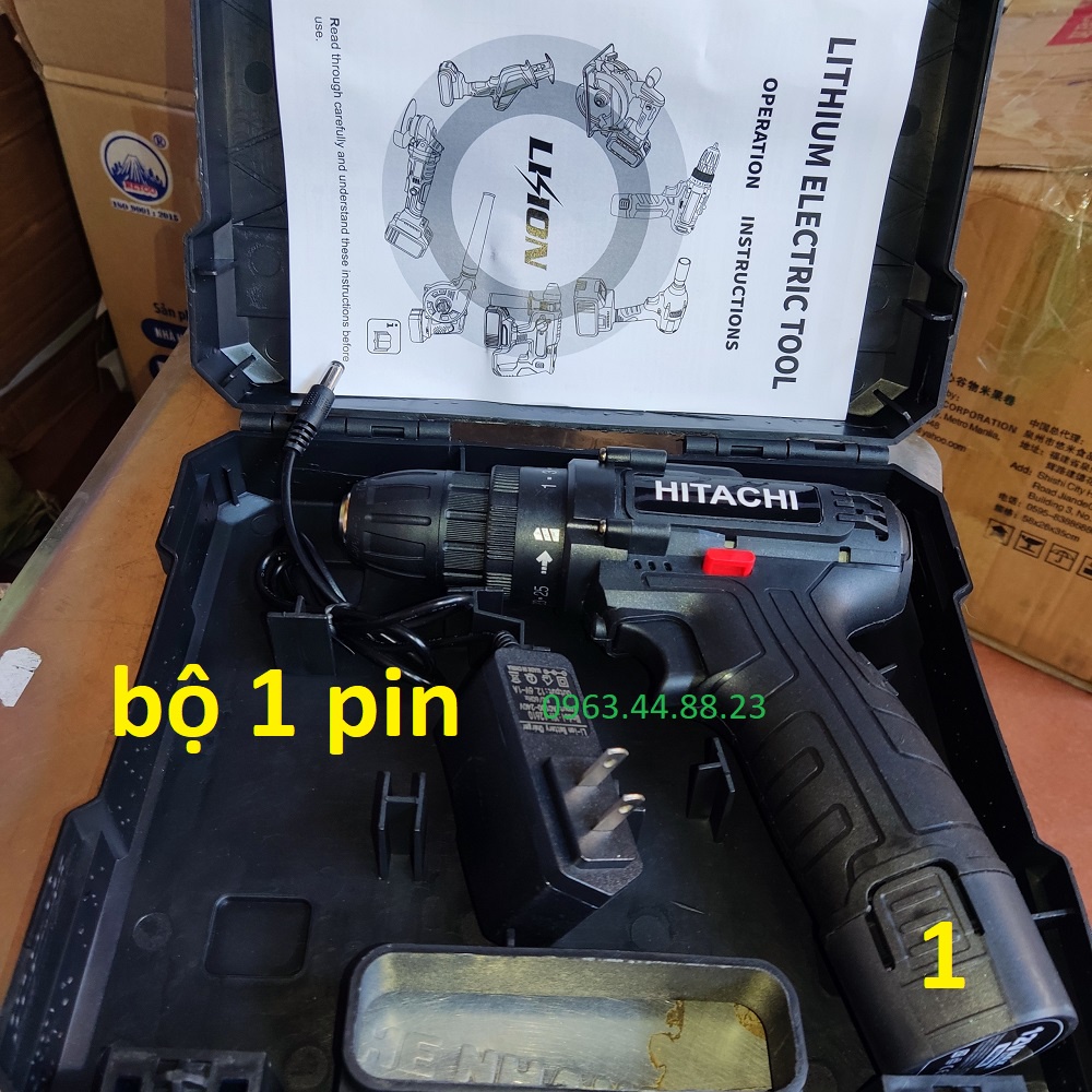 Khoan Pin 12V HITACHI Máy Bắt Vít Nhật Bản
