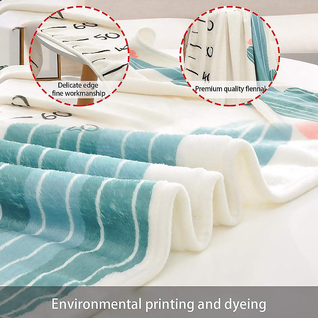 Chăn In Họa Tiết Tháng Dùng Làm Phụ Kiện Chụp Ảnh Cho Bé Sơ Sinh