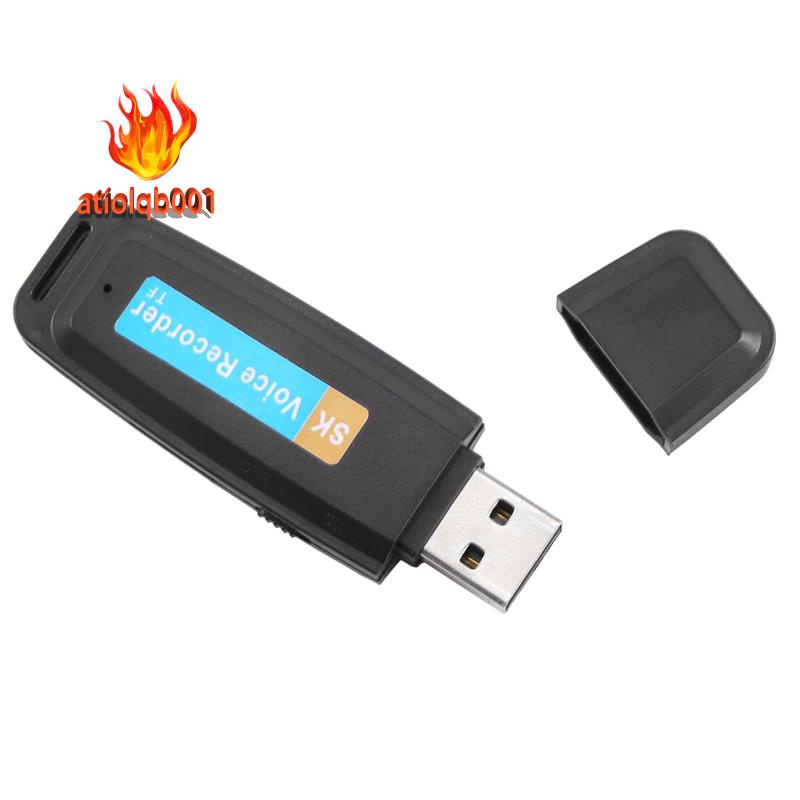 Bút Ghi Âm Giọng Nói Kỹ Thuật Số Cổng Sạc USB 32GB Mini SD TF Chất Lượng Cao