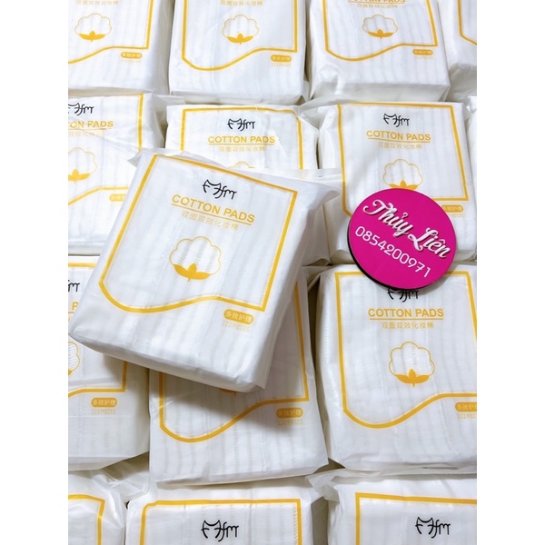 Bông tẩy trang 222 miếng bông mềm mịn