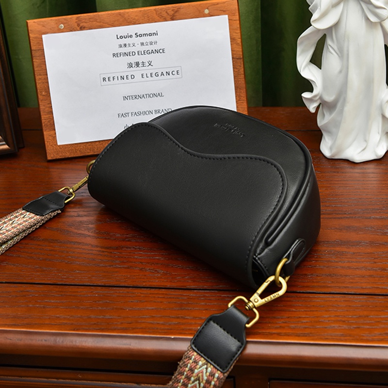 Túi Đeo Chéo Kiểu Yên Ngựa Đơn Giản Thời Trang Cho Nữ