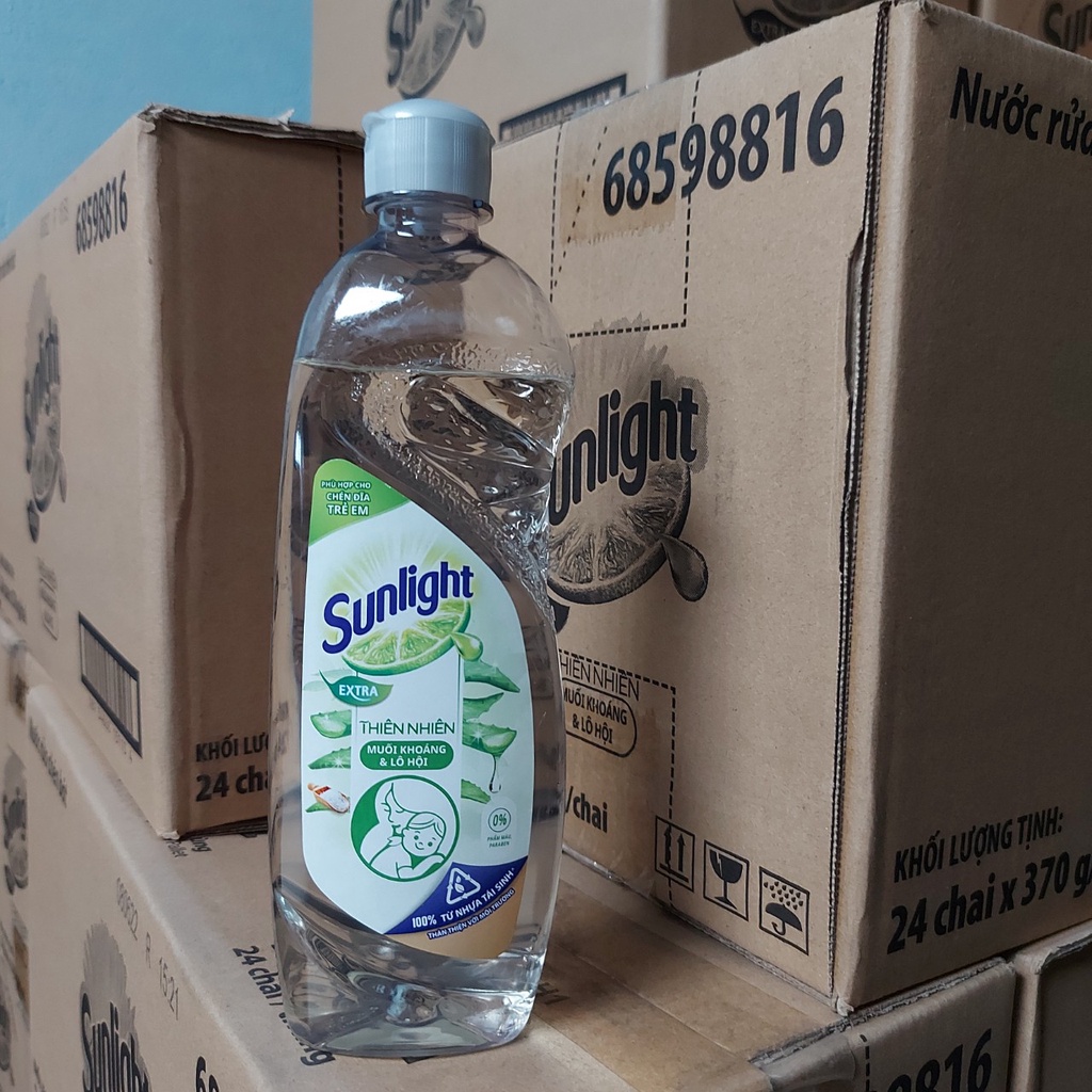 Chai Nước rửa chén Sunlight 370ml Siêu Sạch