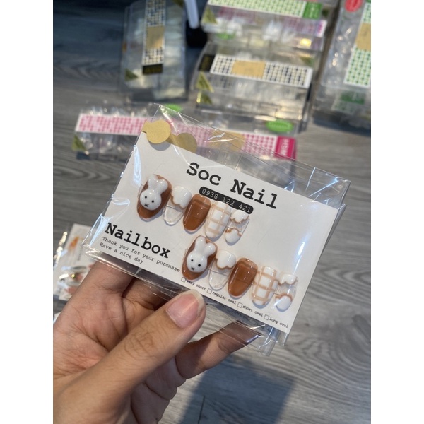 Nail box thiết kế thỏ dễ thương