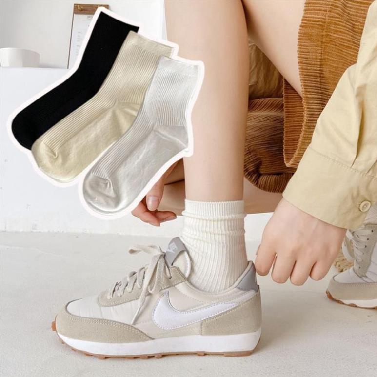 Vớ Màu Trơn Thời Trang Mùa Hè Xinh Xắn Cho Nữ