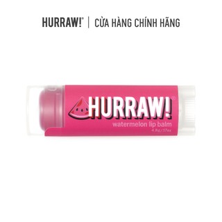 Son dưỡng vị dưa - hurraw watermelon lip balm 4.8g/.17oz