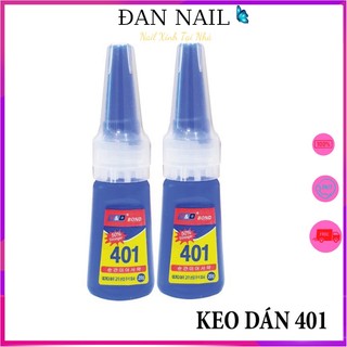 Keo dán móng 401, gắn móng đính đá nail siêu chắc