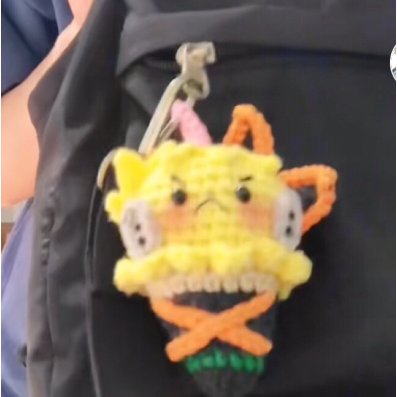 Pre-order móc khoá len kem ốc quế Bakugo, Deku, Shoto