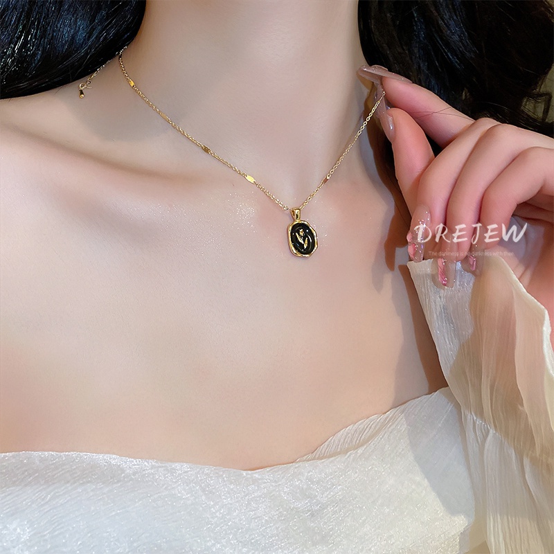 Dây chuyền DREJEW mặt hoa tulip phong cách Pháp cổ điển