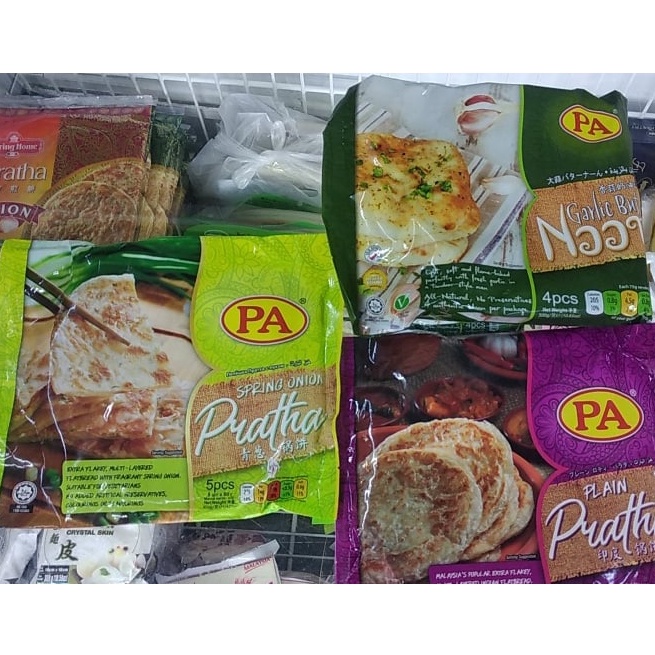 Vỏ Bánh Paratha Roti đủ vị CHAPATI ,TANDOORI ,PLAIN,GARLIC BUTTER ,ONION