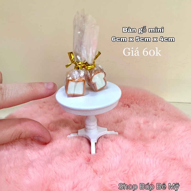 Link đồ gỗ cho nhà búp bê, trang trí nhà búp bê miniature, giường búp bê,