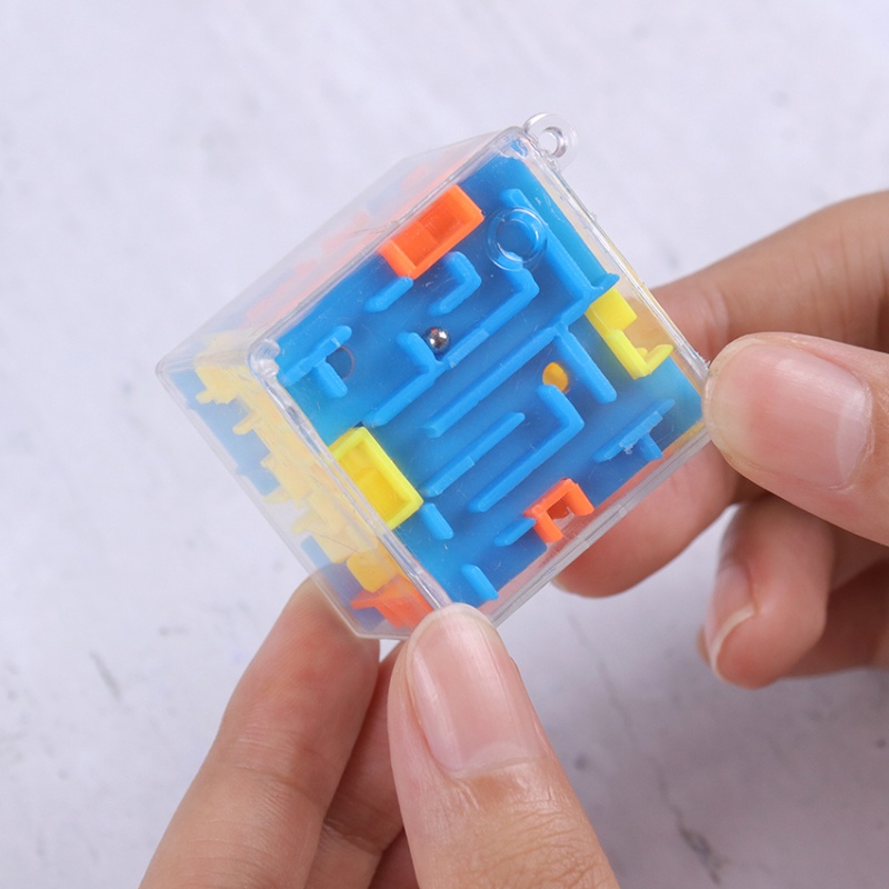 Đồ Chơi Khối Mê Cung 3D Mini Dạng Xoay Thú Vị Hỗ Trợ Giáo Dục Bé