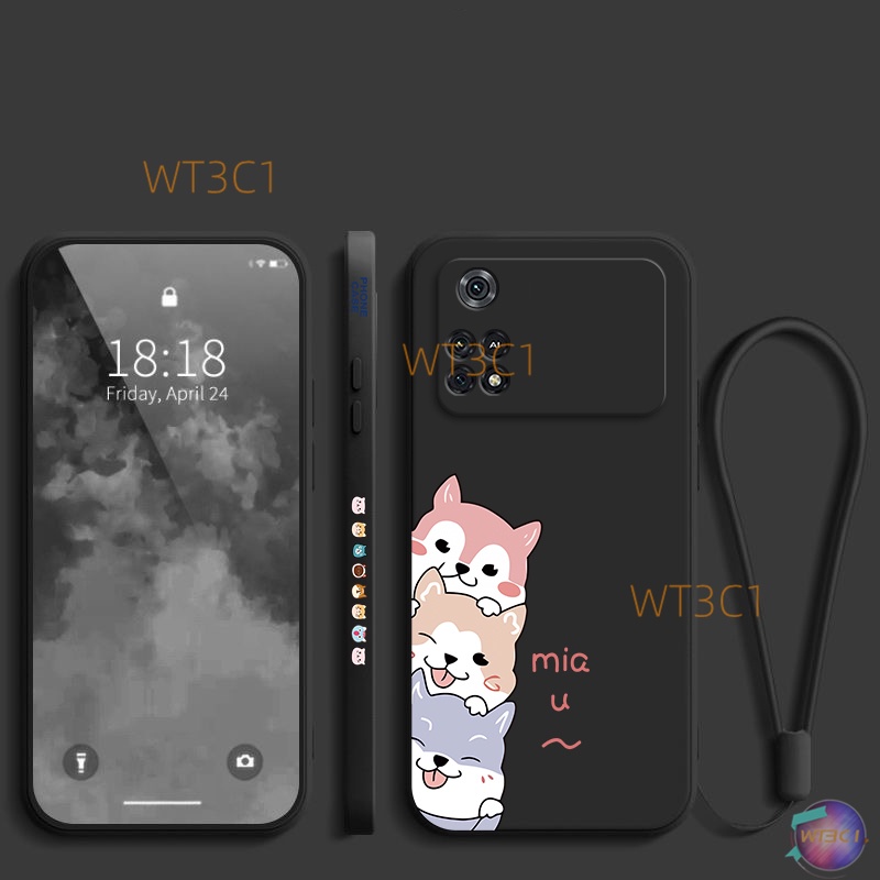 Thú Cưng Dễ Thương Cho Ốp Lưng POCO M4 Pro 4G POCO M4 Pro 5G POCO M4 5G POCO M3 Pro POCO M3 POCO M5 POCO M5S Ốp Điện Thoại Dẻo Họa Tiết