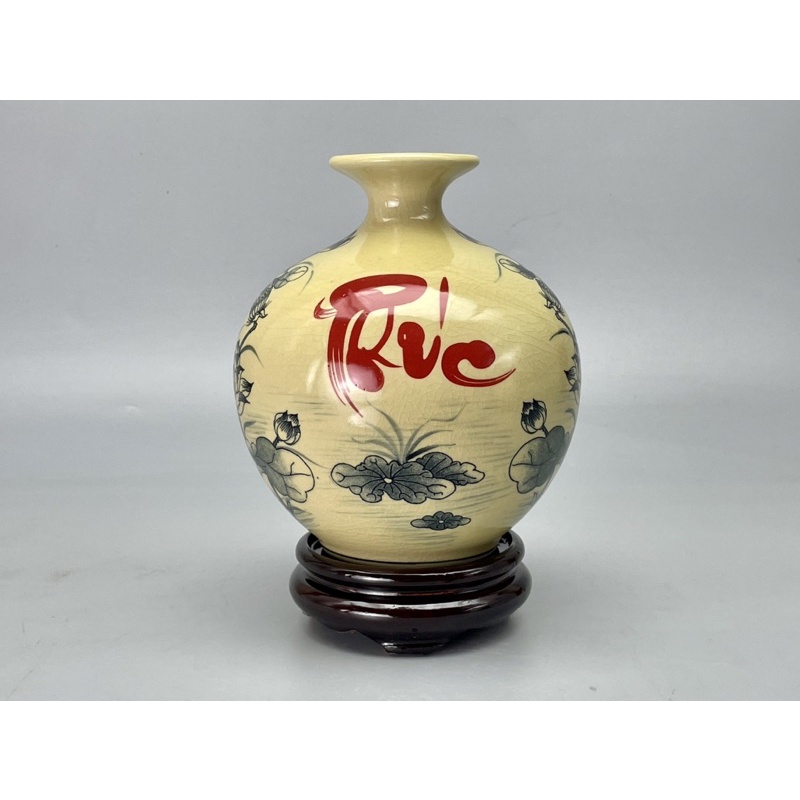 Bình Hút Lộc H19 Gốm Chu Đậu Truyền Thống