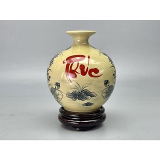 Bình hút lộc h19 gốm chu đậu truyền thống