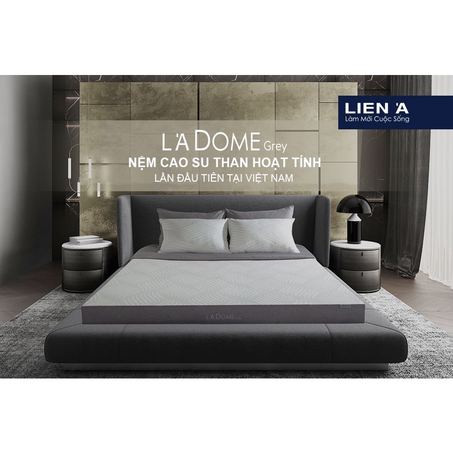 Đệm cao su Liên Á LaDome Grey cao 15cm- GIƯỜNG ĐÔI