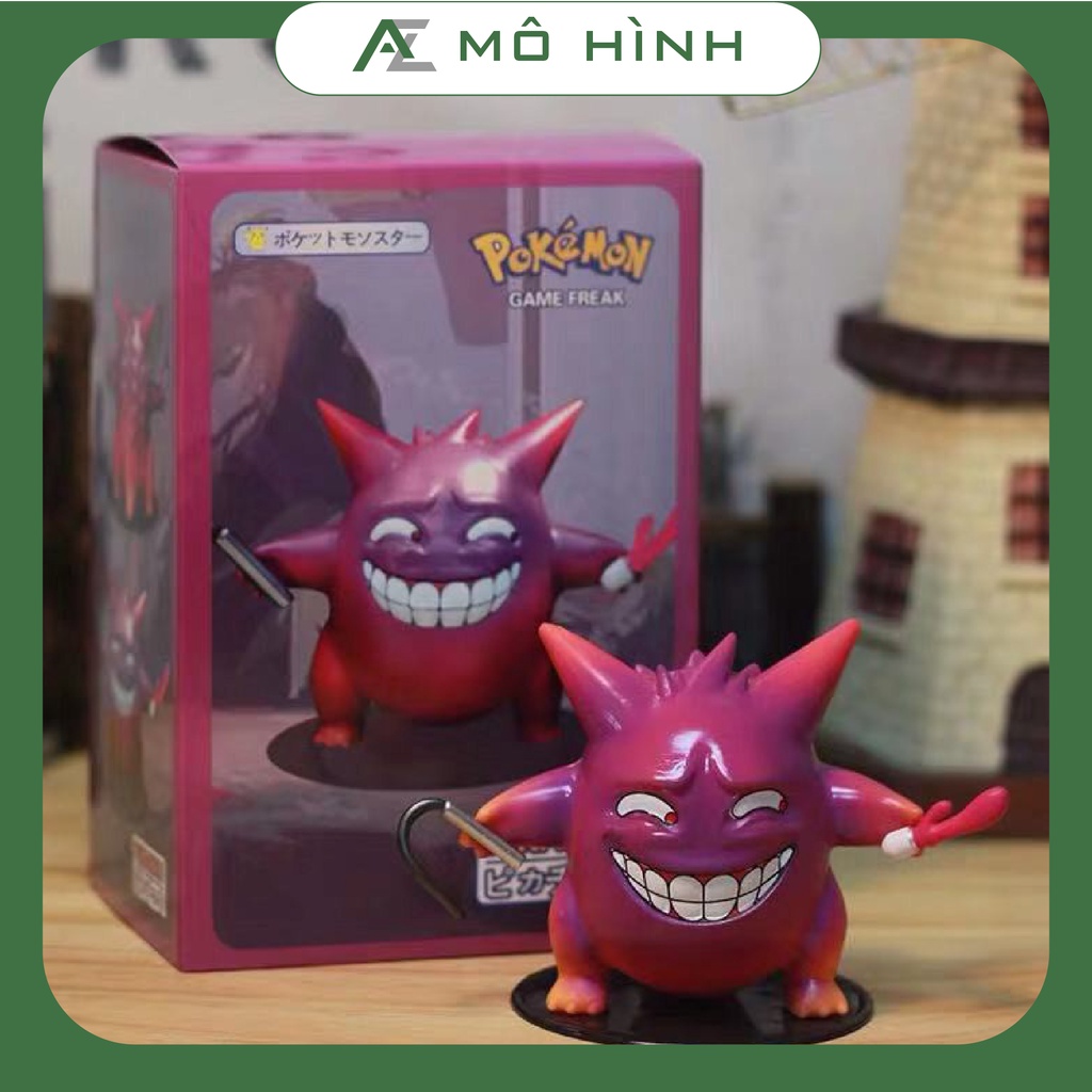 Mô hình Genggui bựa M5, figure pokemon để bàn trang trí decor làm quà tặng vụi nhộn, mô hình đồ chơi đáng yêu cute