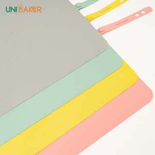 Tấm Silicon Nhào Bột Có Đai UNIBAKER 40x60cm