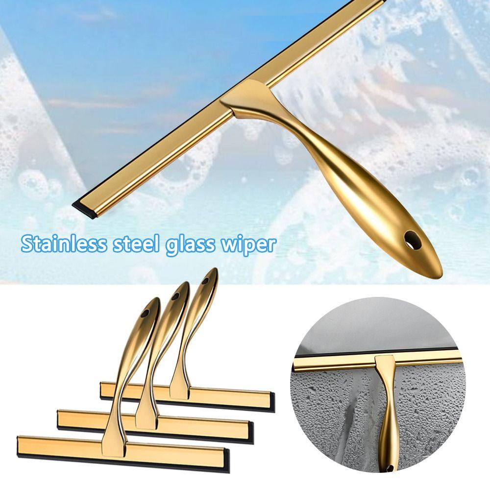 KUNHEV Dụng Cụ Gạt Nước Bằng Thép Không Gỉ Dùng Lau Kính Cửa Sổ Chuyên Nghiệp