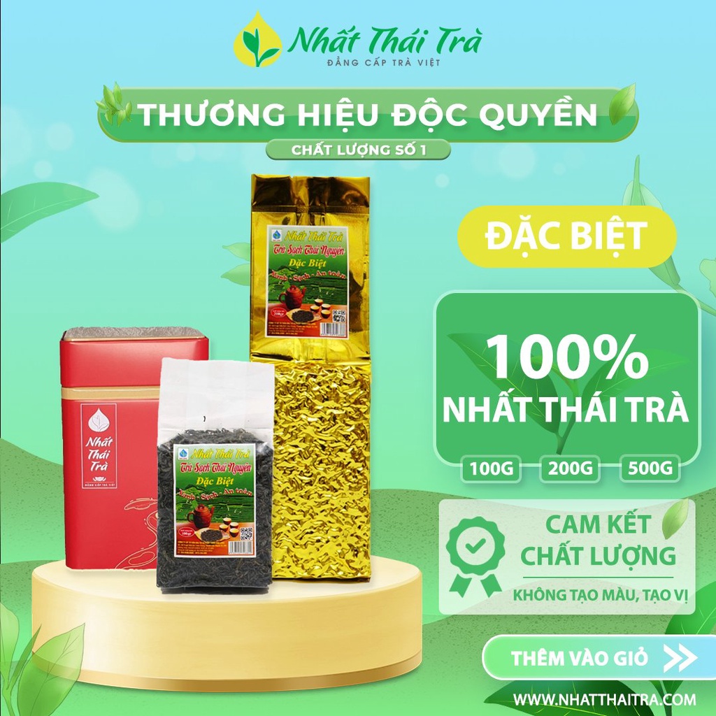 Trà Thái Nguyên cao cấp Nhất Thái Trà Đặc Biệt hương quyến rũ ngọt sâu màu nước xanh trong ánh vàng