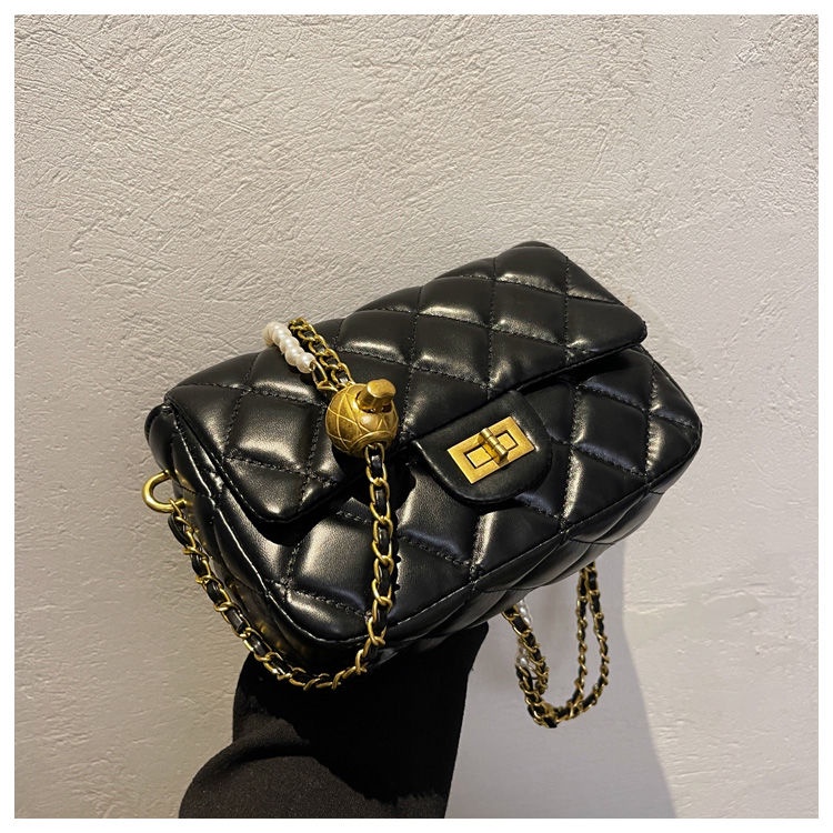 Ielgy Túi Đeo Vai Nhỏ Phong Cách Phương Tây Có Thể Điều Chỉnh Phối Dây Xích Thời Trang Mới