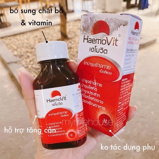 VIÊN UỐNG TĂNG CÂN BỔ SUNG VITAMIN HAEMOVIT THÁI LAN CHÍNH HÃNG