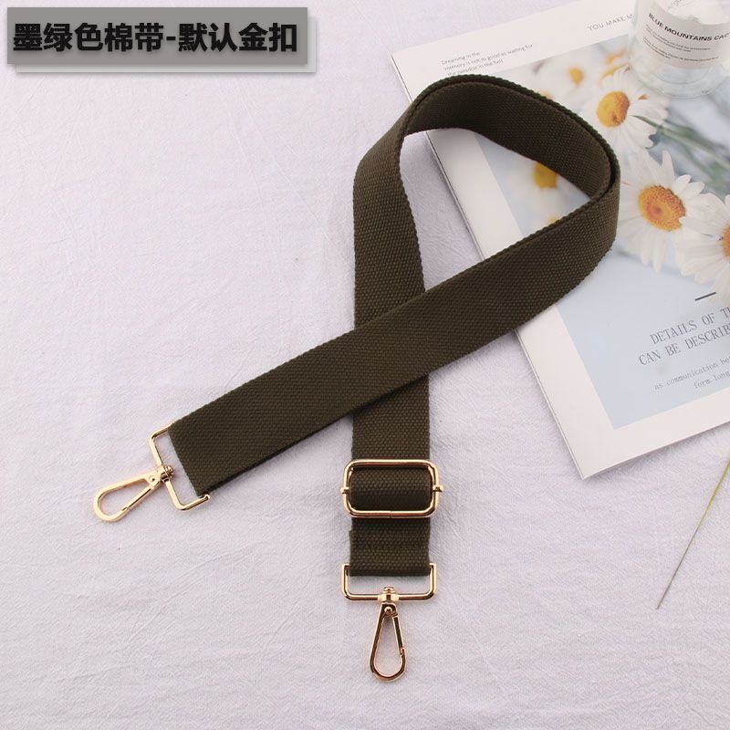 Dây Đeo Túi Xách Bằng Vải Canvas Bản Rộng 3.8cm Màu Sắc Trơn Tùy Chỉnh Thời Trang Unisex