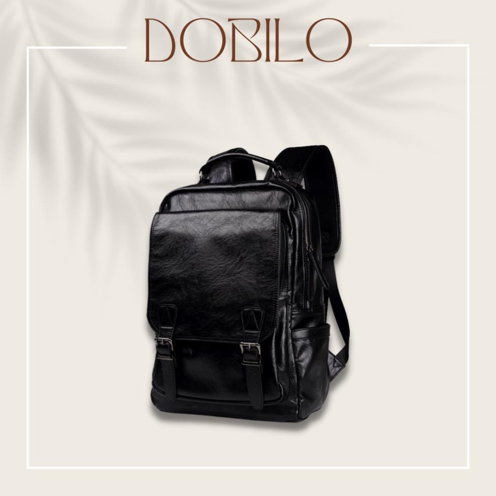 Balo Da Dobilo Unisex Chống Thấm Nước, Vừa Laptop 15 inch - BG08