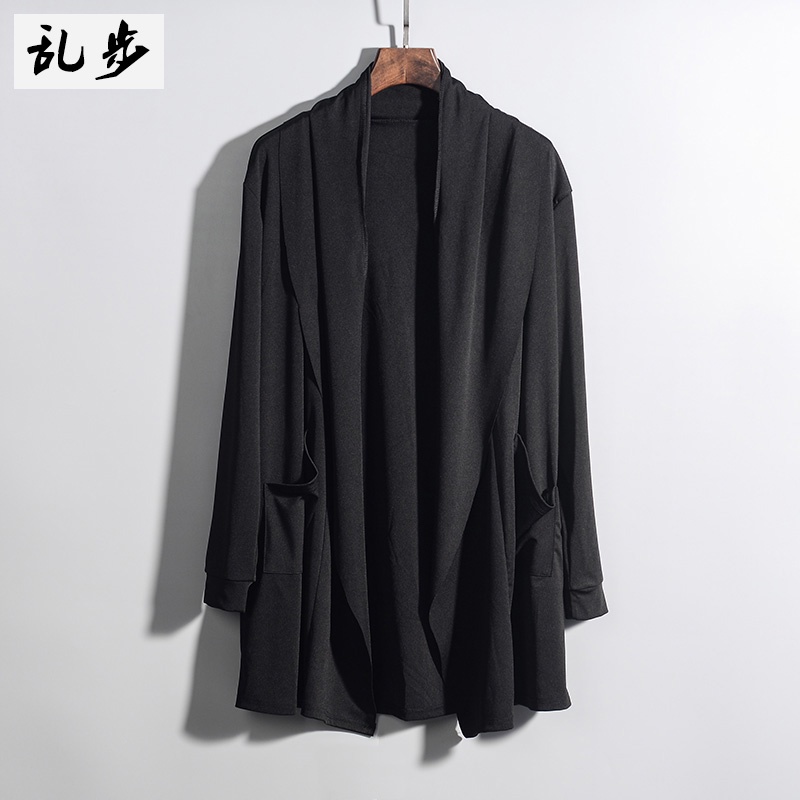 Áo Khoác Cardigan Chống Nắng Màu Sắc Trơn Phong Cách Harajuku Nhật Bản Thời Trang Xuân Hè Cho Nam